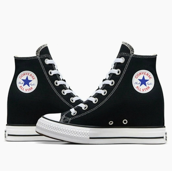 Chuck Taylor All Star Unisex Black Canvas High Top Shoe - M 4 /W 6 - Picture 3 of 10